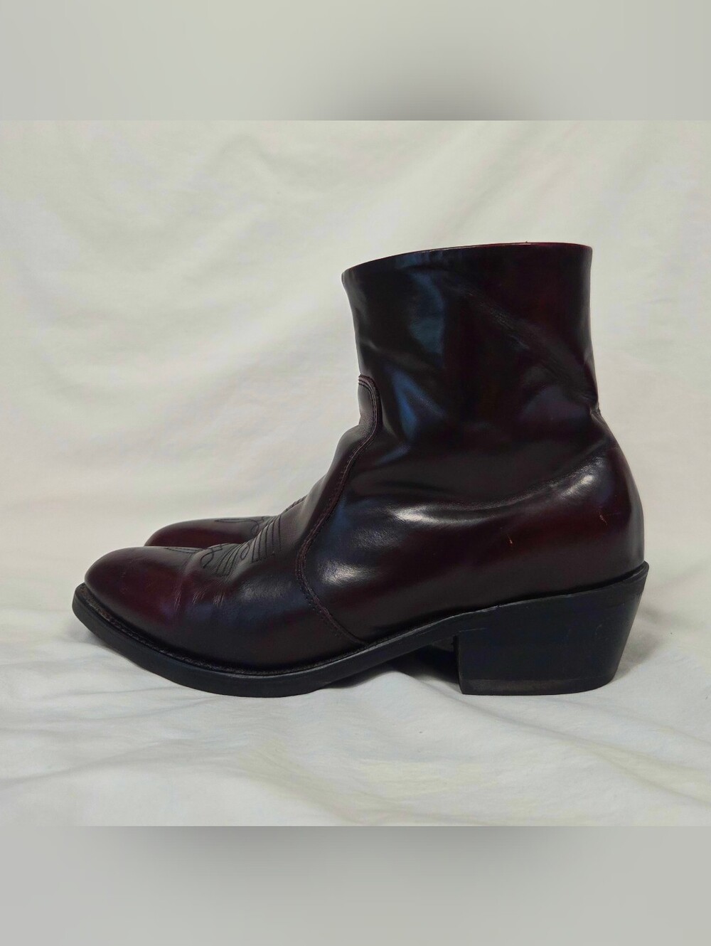 Vintage Durango TR825 Black Cherry Western Boots Mens 8EE